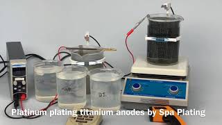 How To make platinum electrodes with Spa Platings Platinum Tank Plating Solution [upl. by Airdnal969]