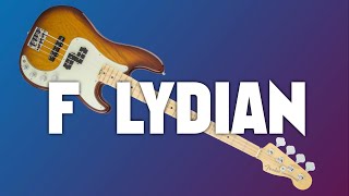 Smooth Rock F Lydian Bass Backing Track [upl. by Koffman838]