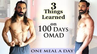 What I have learned from 100 days OMAD  one meal a day [upl. by Malvie]