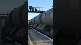 73107 and 73213 pass through Ashford International with RHTT wagons and SITT wagons 251124 [upl. by Plank966]