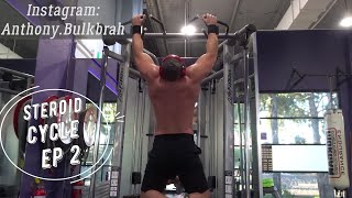 Steroid cycle EP 2 WChest n Back Old School workout [upl. by Vilma]