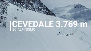 Cevedale 3769  Skitour via normale  Aprile 2023 [upl. by Leahcim]