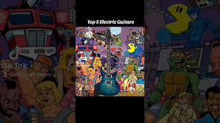 Top 5 Electric Guitars youtube youtubeshorts tiktok shortvideo entertainment guitar [upl. by Serrell]