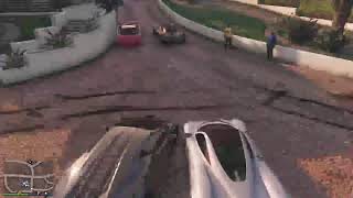 Ps4 Gta5 Car MeetsSlideshowsCutting up LPF [upl. by Ayyidas]