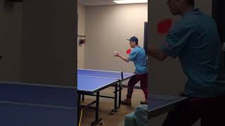 Table tennis trick serve tabletennis Japanese Penhold [upl. by Sirkin]