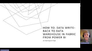 How to Data Write Back to Data Warehouse in Fabric from Power BI amp Power Apps Jon Vöge [upl. by Debarath]