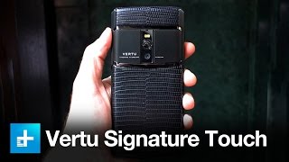 Vertu Signature Touch  Hands On Review [upl. by Odnanref435]