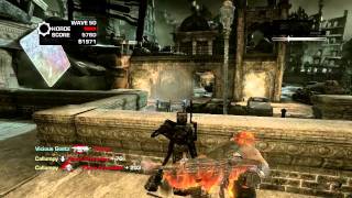 Gears of War 3 Insane Horde Wave 50 720p [upl. by Nosidam]