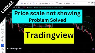 Fix  Tradingview price scale not working  tradingview scale not working  Trading View [upl. by Grewitz737]