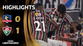 ColoColo vs Fluminense 01 Resumen y Goles  Copa Libertadores 2024 [upl. by Ardnasirk]