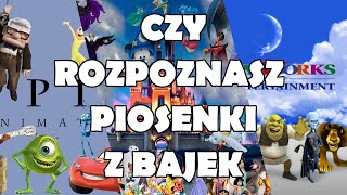 CZY ROZPOZNASZ PIOSENKI Z BAJEK  CHALLENGE CZ 1 [upl. by Eolanda]