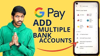 How to Add Secondary Bank Account in Google Pay  Add Multiple Bank Accounts in Gpay [upl. by Eivla538]