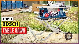 Best Bosch Table Saws in 2024 [upl. by Michiko]