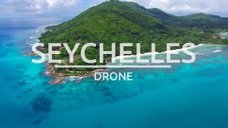 Seychelles 4k drone  La Digue Islands [upl. by Ulland]