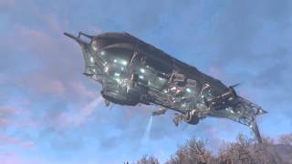 Fallout 4  Prydwen Arrival Scene quotWE ARE THE BROTHERHOOD OF STEELquot [upl. by Eignat]