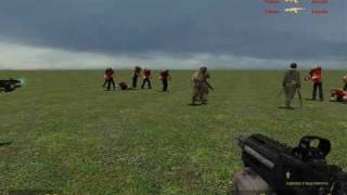 Nazi Zombies Survivors NPCS for Garrys Mod [upl. by Ielerol]