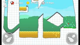 Flappy Golf 2  Graph Land Hole 4  5 Flaps [upl. by Atauqal]