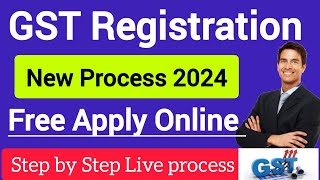 GST Registration Process 2024  GST Registration Kaise Kare  gst registration online apply 2024 [upl. by Grantley719]