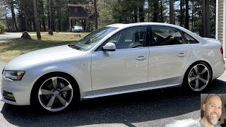 I bought a 2014 Audi A4 6 Speed w 209000 MilesPros amp Cons amp car detail [upl. by Lennahs]