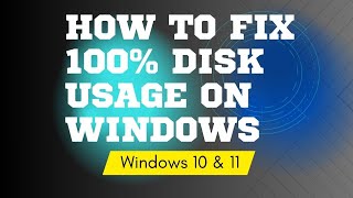 How to fix 100 disk usage 2024 [upl. by Attirehs]