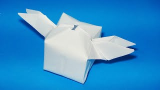 Como hacer un cubo de papel con alas  Cubo de papel Origami [upl. by Christophe]