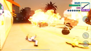 Tommy Blast Each and Every Car  Gta Vice City [upl. by Airotel]