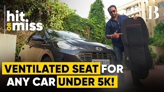 Premium Ventilated Seat For All Cars Under Rs 5000 Budget  Hit or Miss [upl. by Xino450]