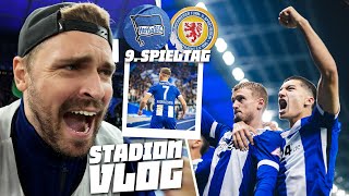 WICHTIG amp ERLEICHTERND 😮‍💨  Hertha BSC 🆚 Eintracht Braunschweig  XXL STADION VLOG 🏟⚽ [upl. by Avahc]