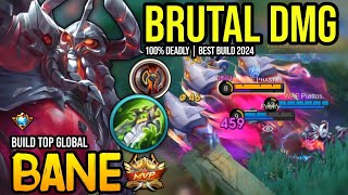 BANE BEST BUILD 2024  BUILD TOP GLOBAL BANE GAMEPLAY  MOBILE LEGENDS✓ [upl. by Gabrielle228]