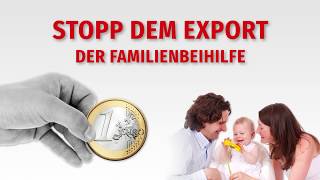 HC Strache garantiert Stopp dem Export der Familienbeihilfe [upl. by Philender197]