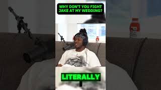 KSI vs Jake Paul street fight at Logan wedding 😂 ufc mma mrbeast jakepaul ksi loganpaul [upl. by Fendig]