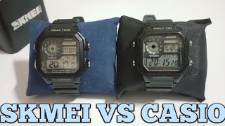 Casio AE1200WH VS Skmei 1299 [upl. by Foscalina632]