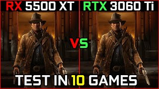 RX 5500 XT vs RTX 3060 Ti  How Big is the Difference  2021 [upl. by Odnarb]