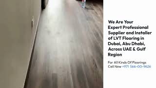 Buy Best LVT Flooring and Installation Service in Dubai and Abu Dhabi Best LVT Click Flooring [upl. by Kindig]