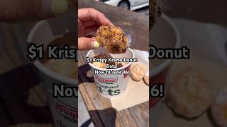 With code DOLLARDOTS Are you gonna try these new Krispy Kreme donut dots  krispykreme newfood [upl. by Corder]