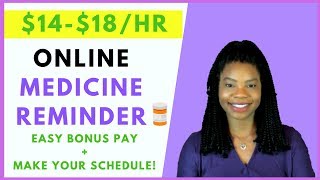 WorkAtHome Medicine Reminder  Online Remote Work From Home Jobs 2020 [upl. by Stoeber]