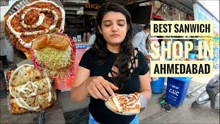 Must try Sandwich Place in Ahmedabad  Street Food India [upl. by Shipley]