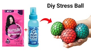 Diy Colourful Water Balls  How to Make Bouncy Ball  Diy Bouncy Ball  Diy Homemade Stress Ball [upl. by Yemrej]