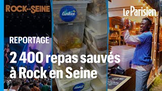 « Un gaspillage phénoménal »  12 tonne d’invendus collectés à Rock en Seine pour les étudiants [upl. by Dnyletak]