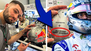 Daniel Ricciardo wrote a secret message on his helmet🙁 SILVERSTONE ROUNDUP [upl. by Devehcoy311]