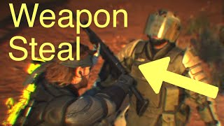 MGSV Phantom Pain  Pro Tips Weapon Steal and Holdup Metal Gear Solid 5 [upl. by Sinnoda]