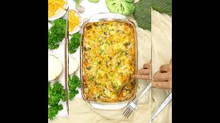 Healthy Chicken Broccoli Rice Casserole Recipe [upl. by Annawt]