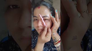 shortvideo  eyebrow cutting ✂️ Hack 🤣🤣🤣🤣🤣 [upl. by Alrahs]