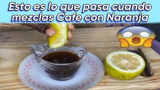 Esto es lo que pasa cuando mezclas Cafe con Naranja [upl. by Rickie]