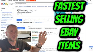 Fastest Selling Ebay items amp Sell through rate How to Find them [upl. by Yadseut]