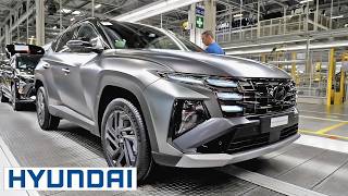 How the HYUNDAI Tucson is assembled in Czechia production plant Nošovice [upl. by Adnoel]