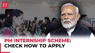 PM Internship Scheme Check how to apply eligibility and registration process [upl. by Alet]