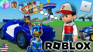 😎PAW Patrol Roblox New Update  Rescue Knight MrPeterman HD [upl. by Enelhtac]