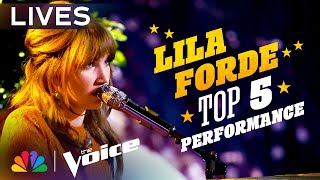 Lila Forde Performs quotThe Weightquot by The Band  The Voice Live Finale  NBC [upl. by Wylen]