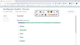 ReadSpeaker Overview for D2L Brightspace [upl. by Reichel]